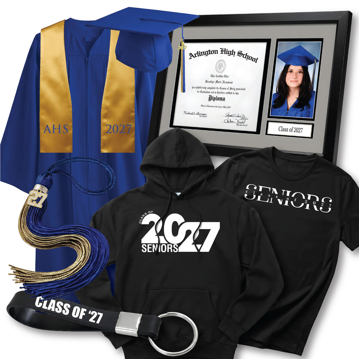 Cap & Gown Deluxe Package | Arlington High School