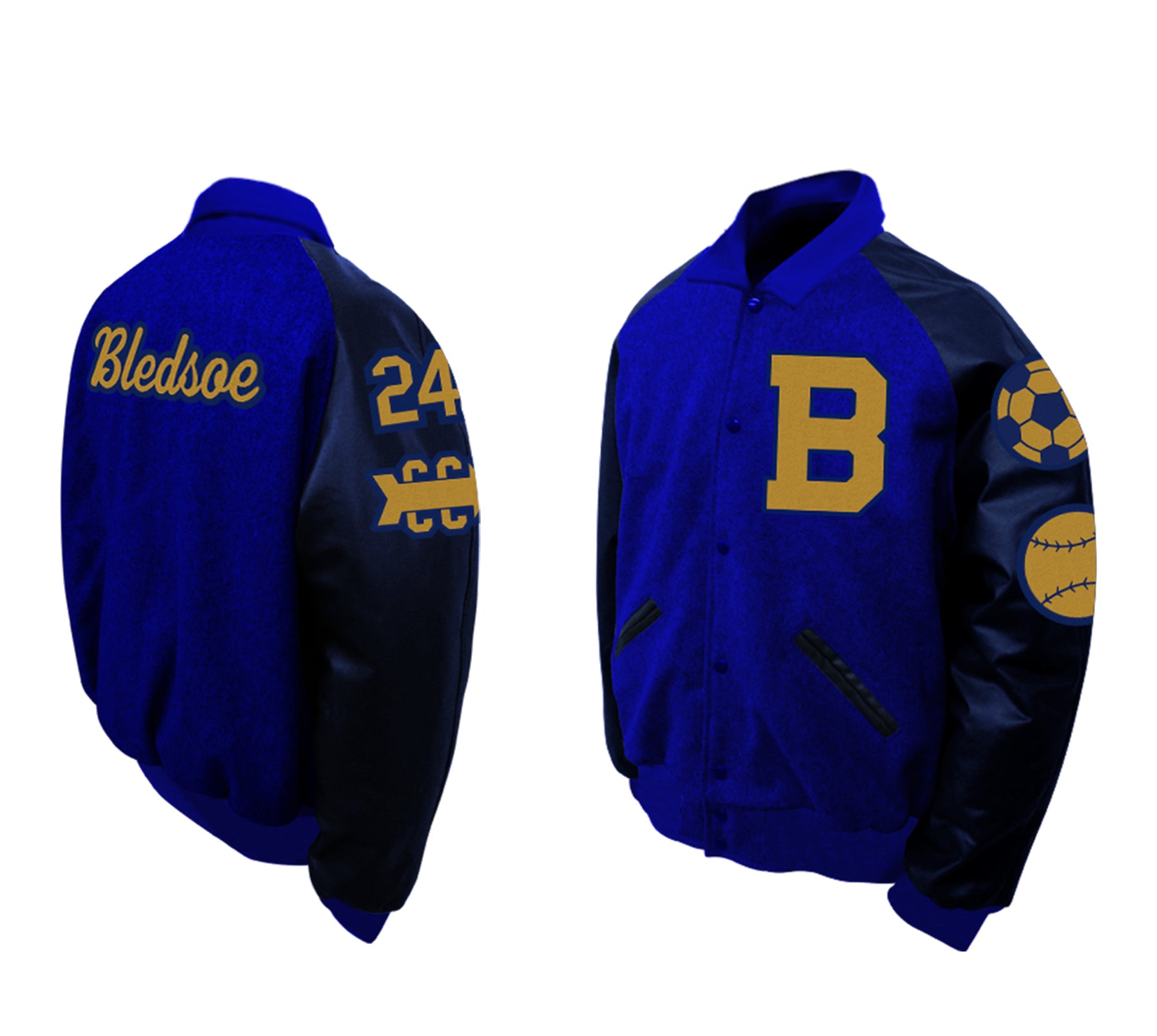 Bledsoe County High School Jacket Builder Deluxe Package JHA