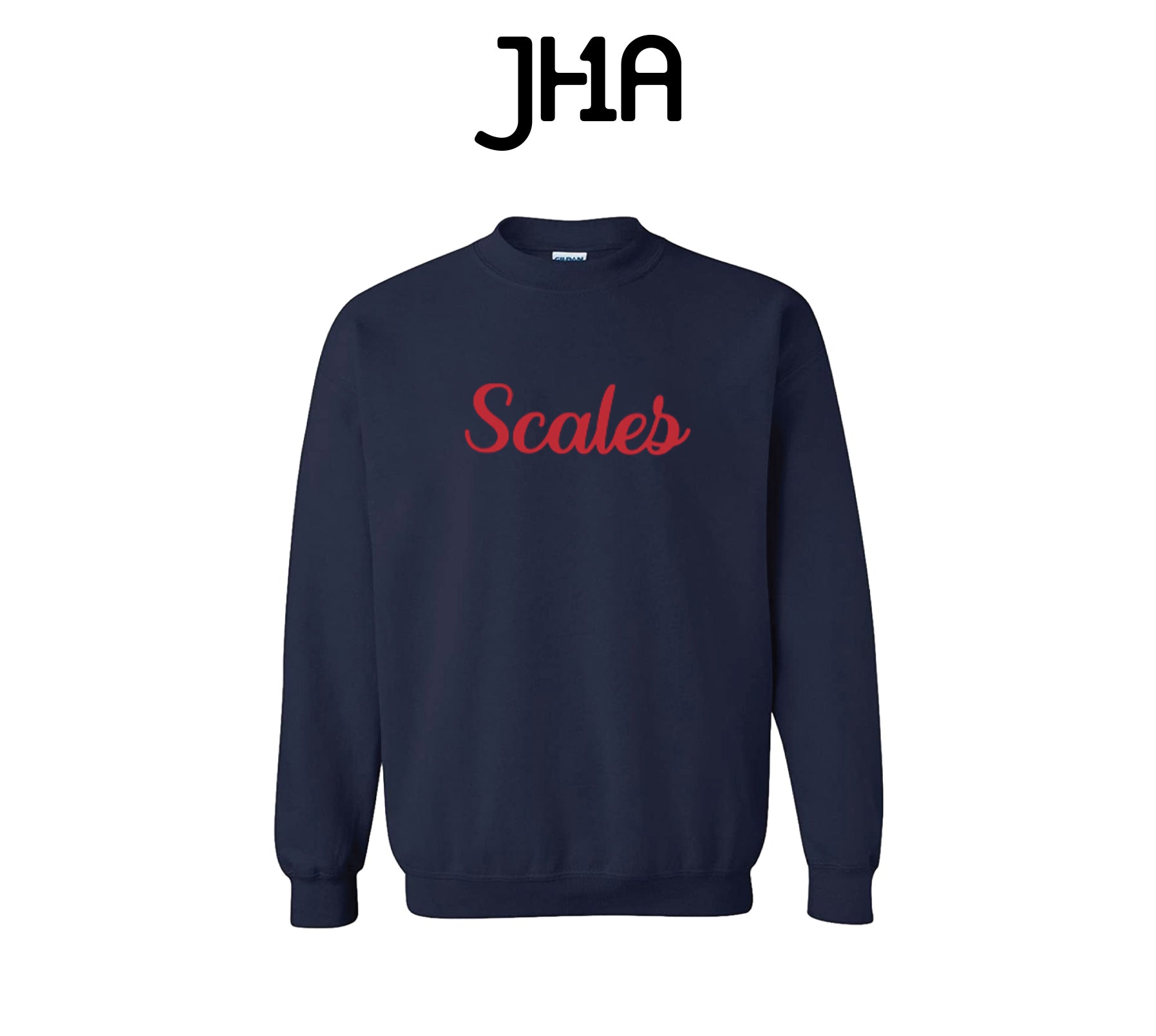 Scales Puff Print Crew Scales Elementary School JHA Company Shop