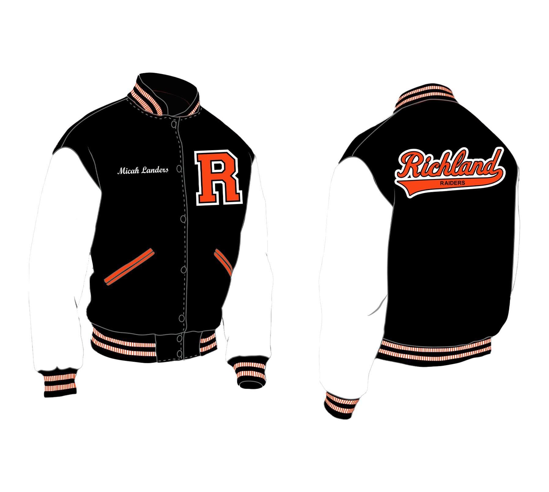 Richland High School Jacket Builder | Spirit Package – JHA Company