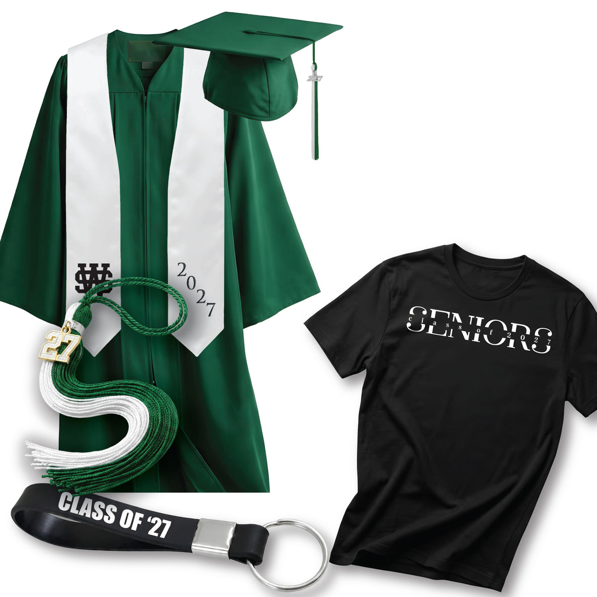 Cap & Gown Basic Package with Senior Fee | White Station High School