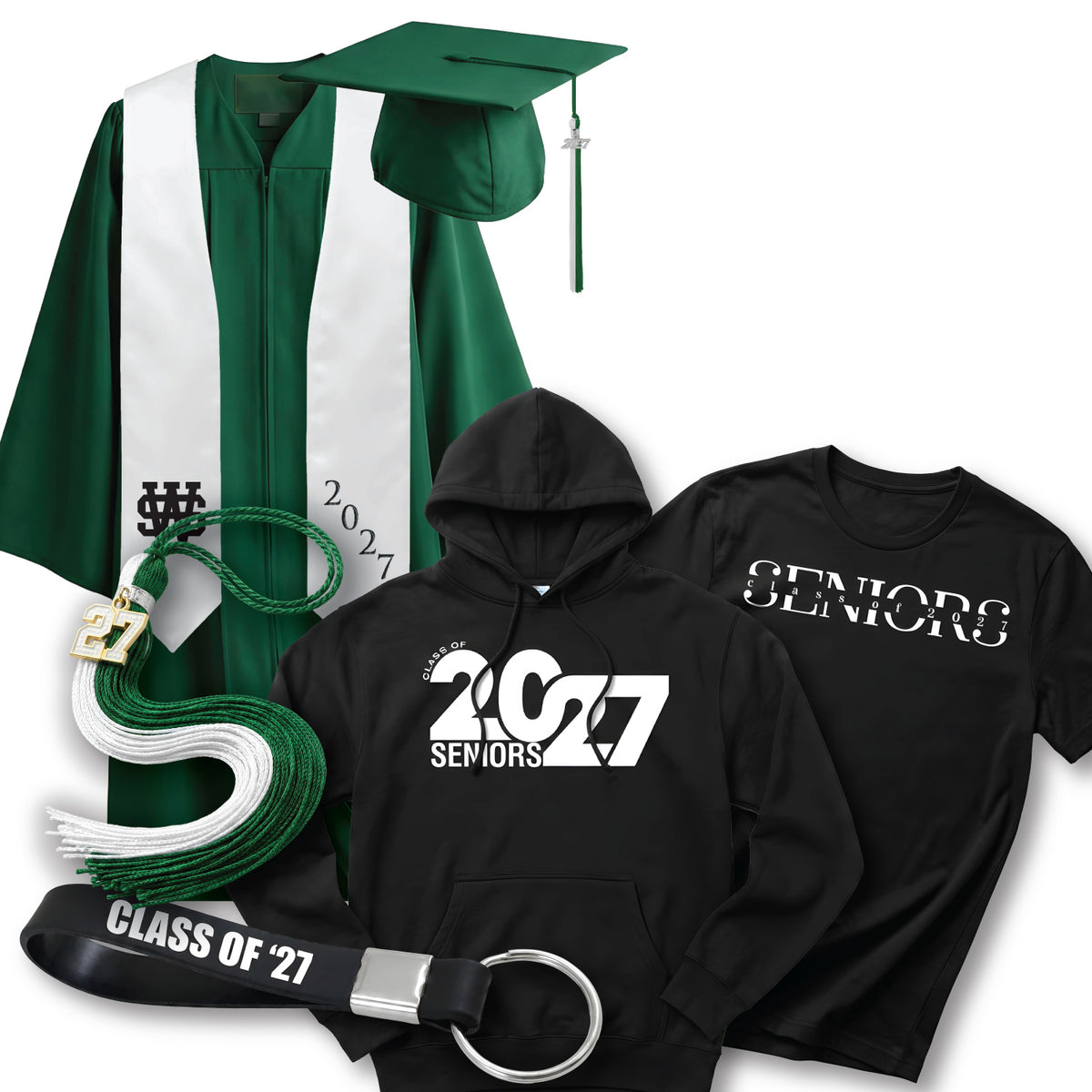 Cap & Gown Essential Package with Senior Fee | White Station High School