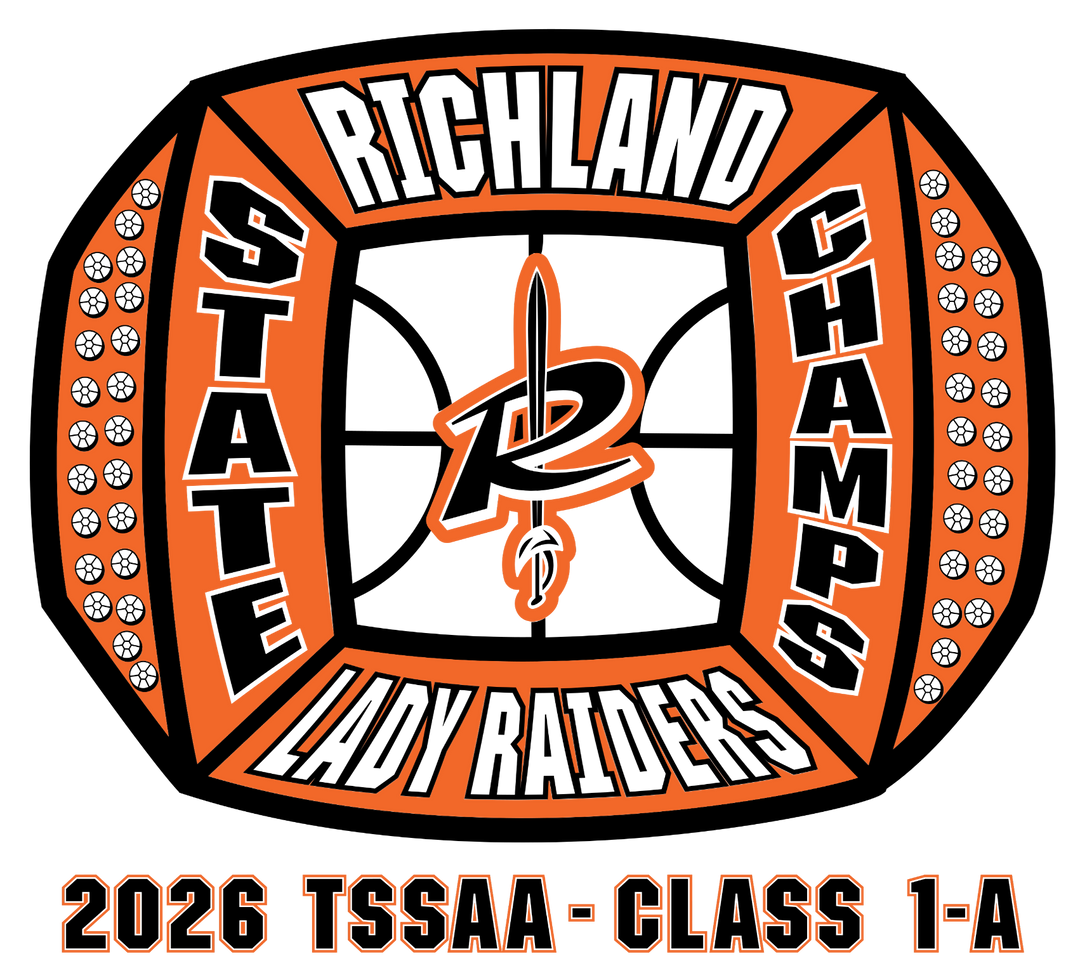 Richland Lady Raiders Basketball State Champ 2026 Store