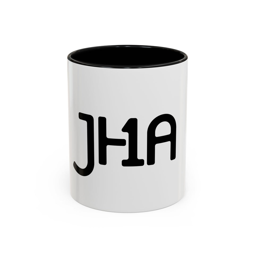 JHA Accent Coffee Mug — Minimal Monogram Ceramic Mug (11/15oz)