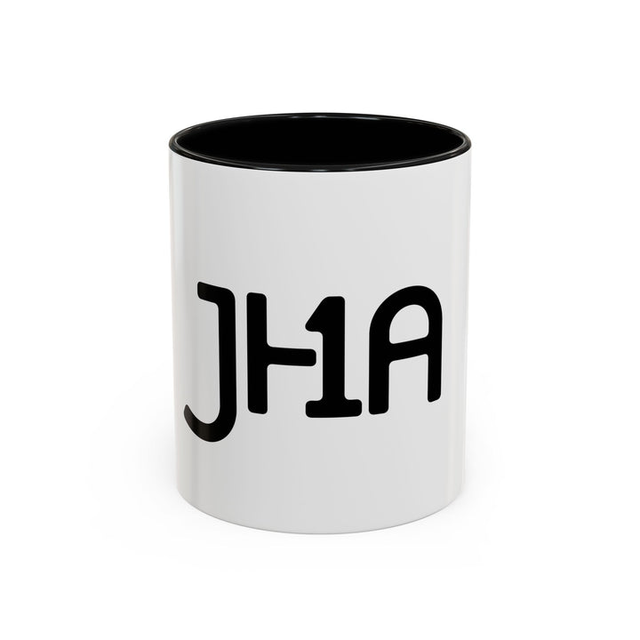 JHA Accent Coffee Mug — Minimal Monogram Ceramic Mug (11/15oz)