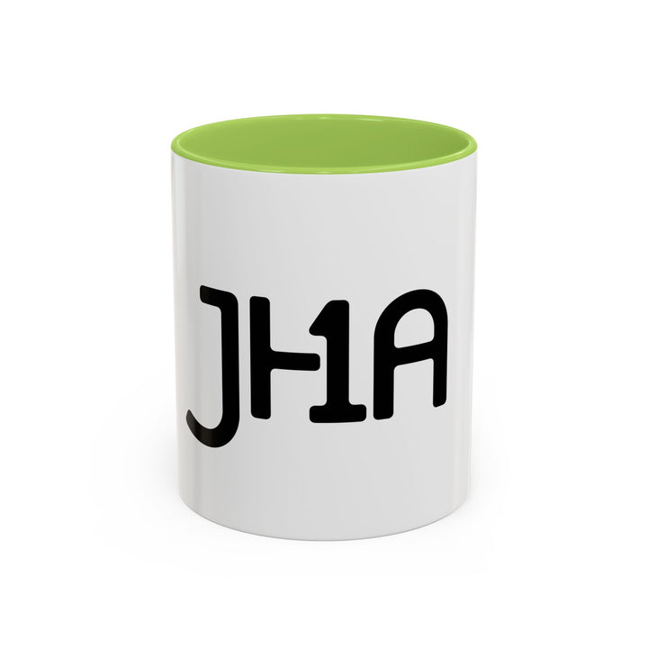 JHA Accent Coffee Mug — Minimal Monogram Ceramic Mug (11/15oz)