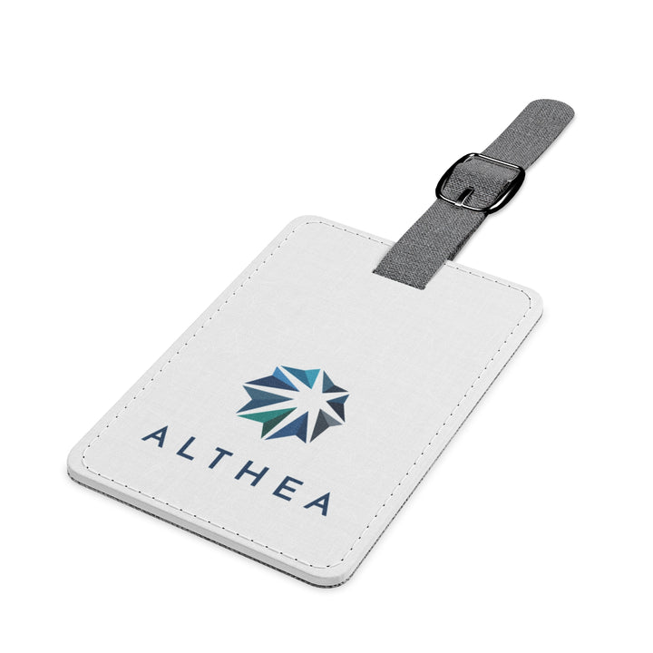 Althea Branded Rectangle Luggage Tag — Travel ID