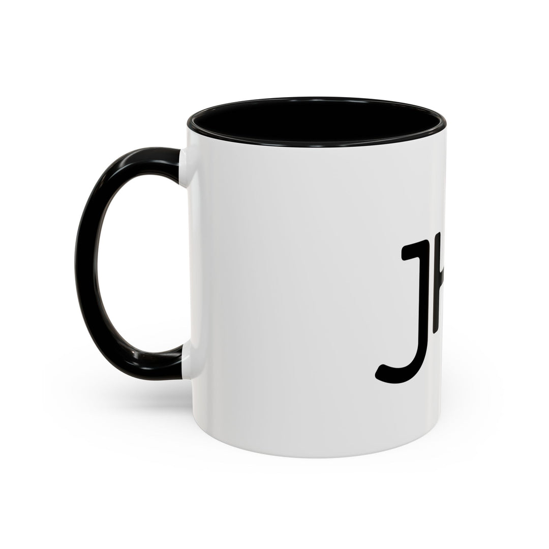 JHA Accent Coffee Mug — Minimal Monogram Ceramic Mug (11/15oz)