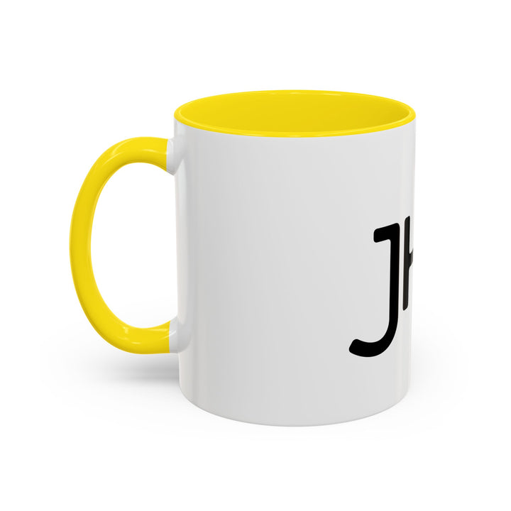 JHA Accent Coffee Mug — Minimal Monogram Ceramic Mug (11/15oz)
