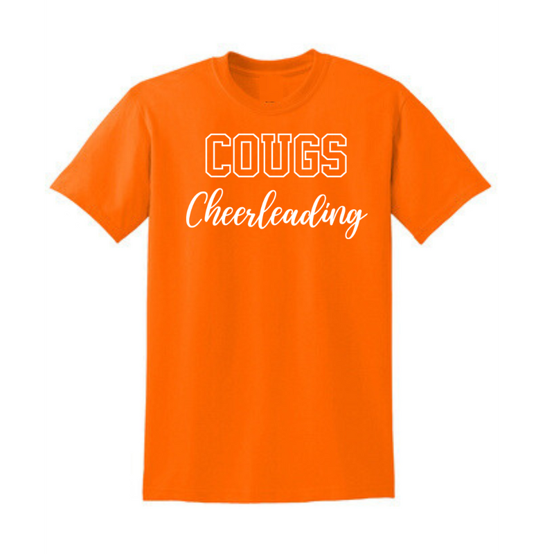 Cougs Cheerleading T-Shirt Script | MTCS Cheer