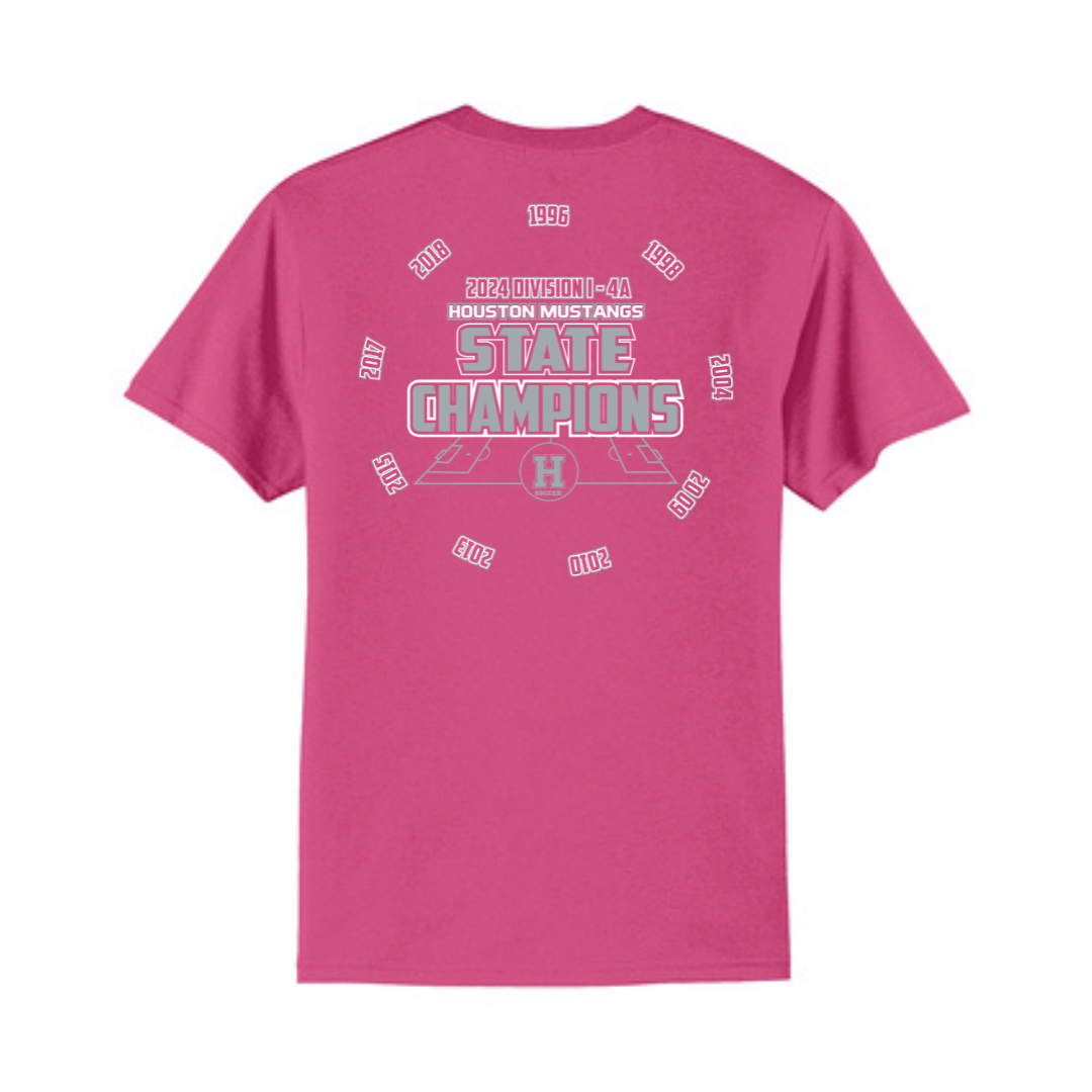 Core Tee (with years) | Houston Mustangs State Girls Soccer