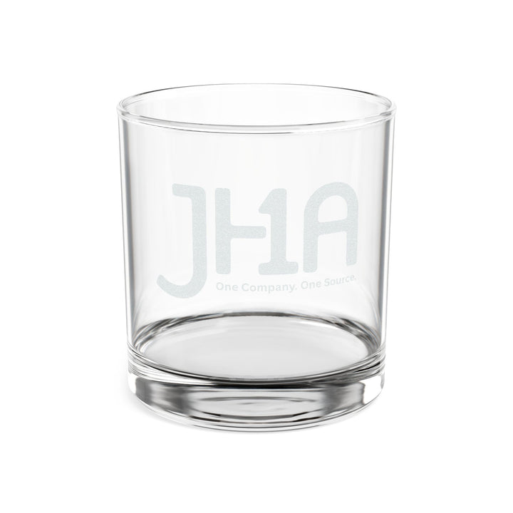 Engraved 10.5oz Glass — JHA Monogram