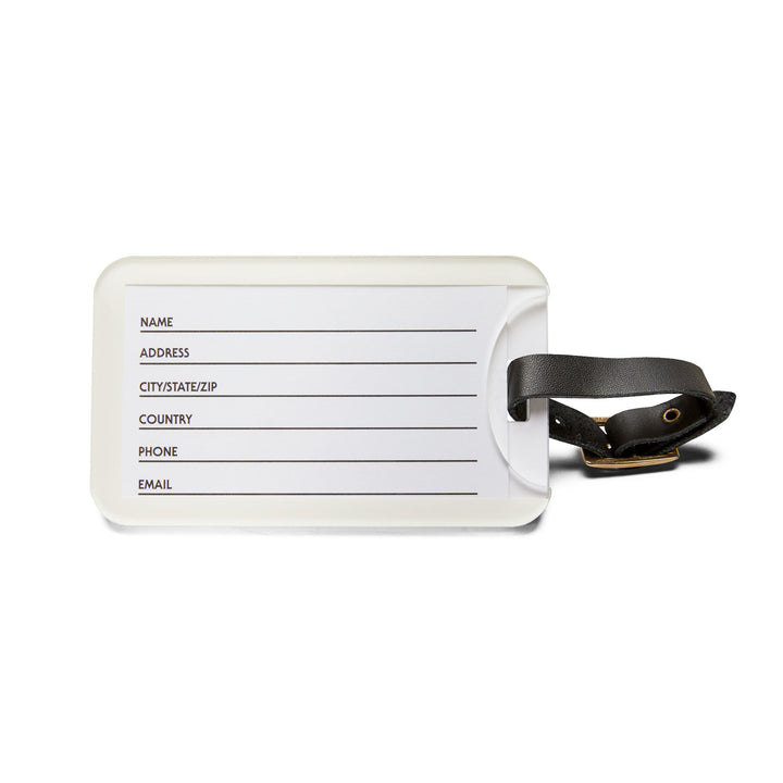 Ally Technical Branded Luggage Tag — Personalized Travel ID
