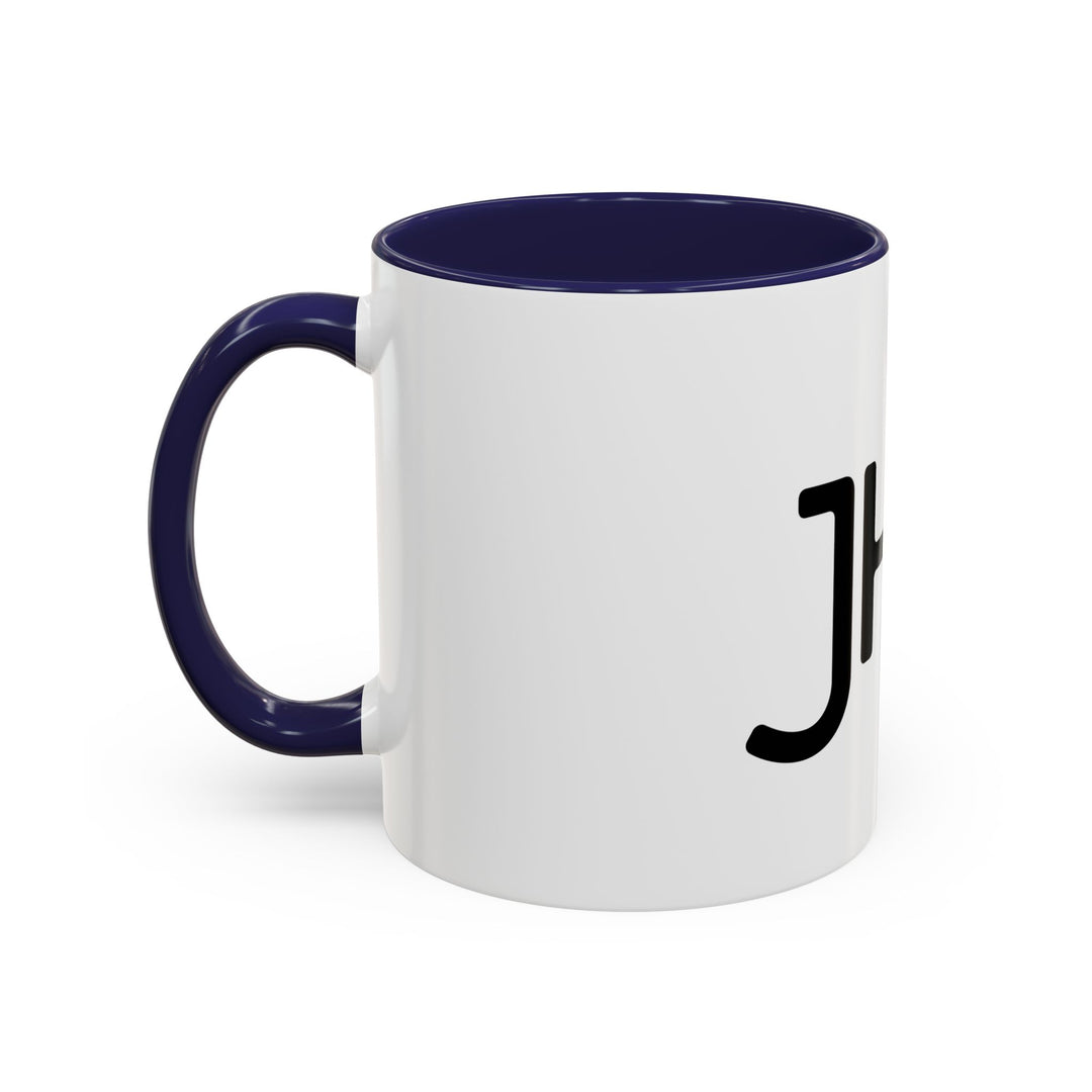 JHA Accent Coffee Mug — Minimal Monogram Ceramic Mug (11/15oz)