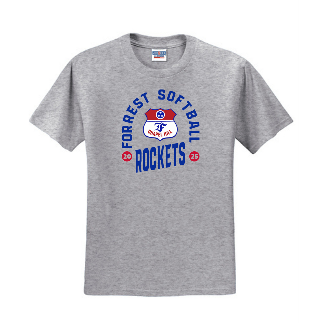 Jerzees T-Shirt with Forrest Softball Logo | Forrest Softball Parent Shop