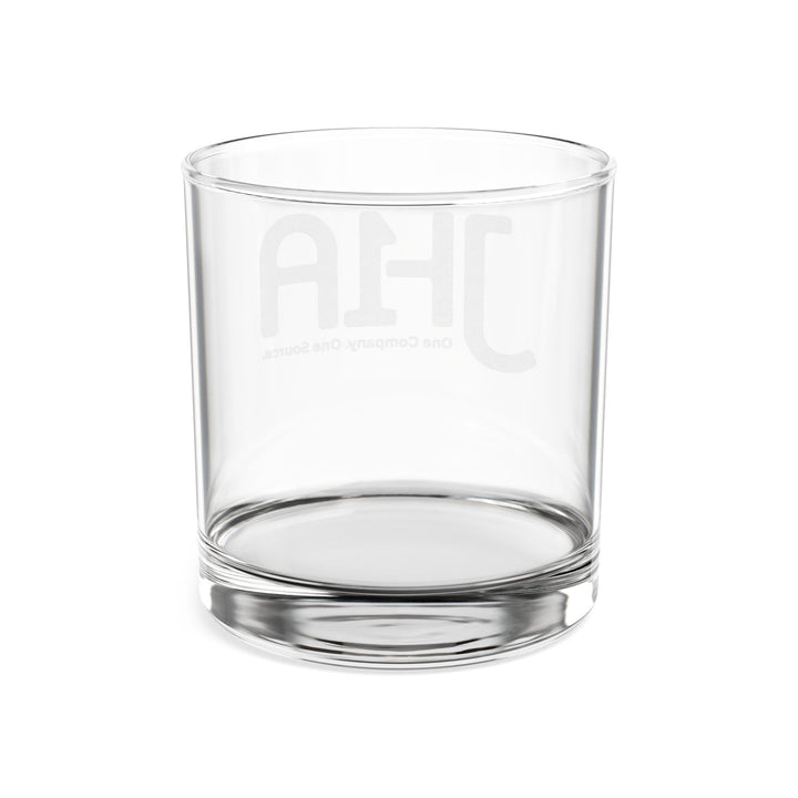 Engraved 10.5oz Glass — JHA Monogram