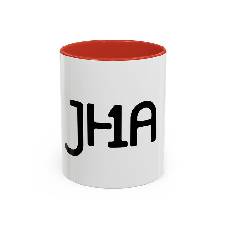 JHA Accent Coffee Mug — Minimal Monogram Ceramic Mug (11/15oz)