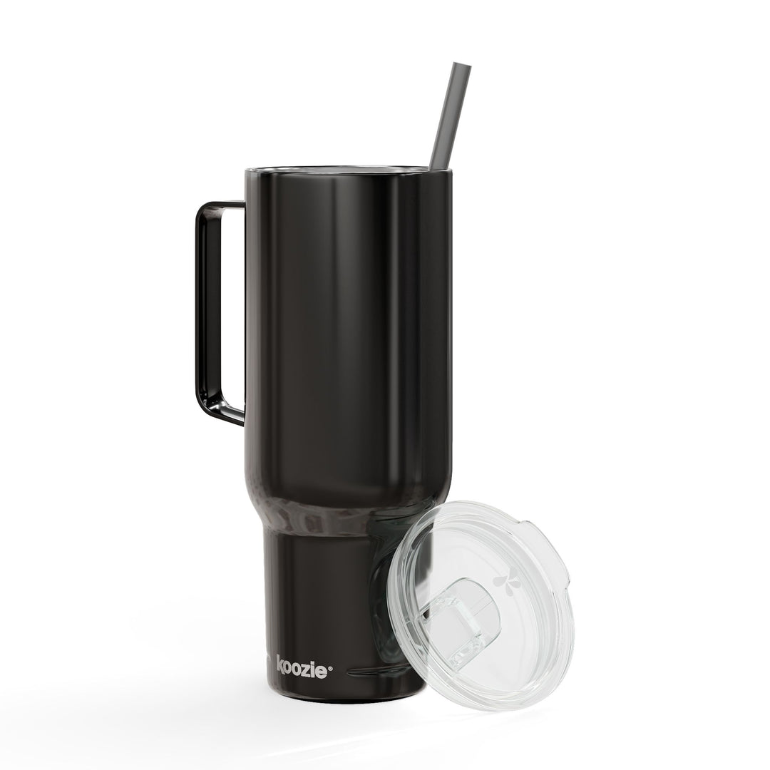 40oz Engraved Insulated Tumbler with Lid – JHA Monogram Travel Mug