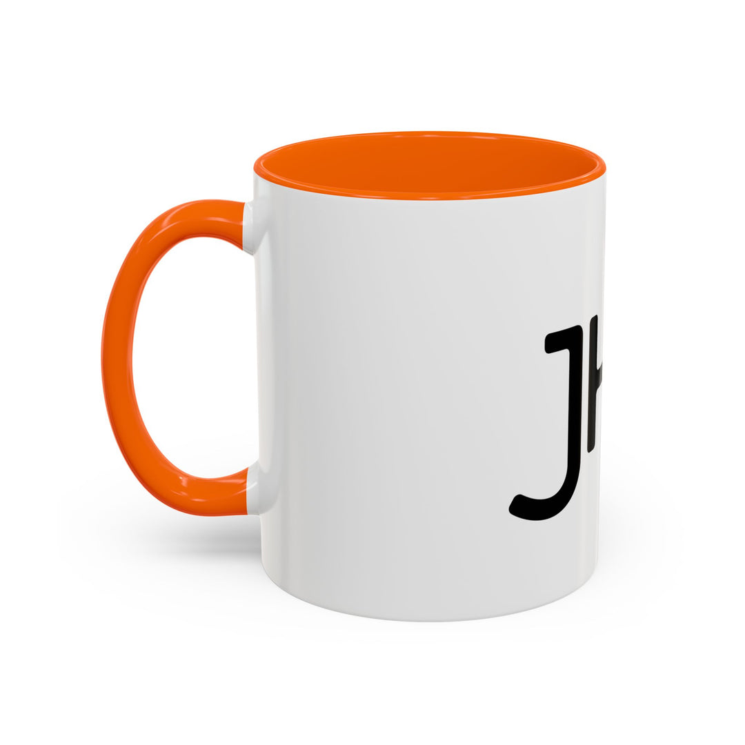 JHA Accent Coffee Mug — Minimal Monogram Ceramic Mug (11/15oz)