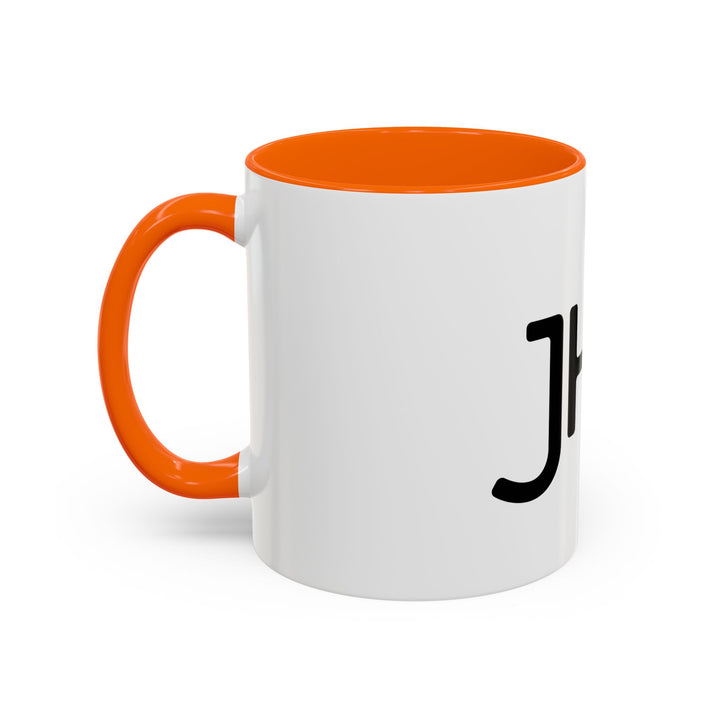 JHA Accent Coffee Mug — Minimal Monogram Ceramic Mug (11/15oz)