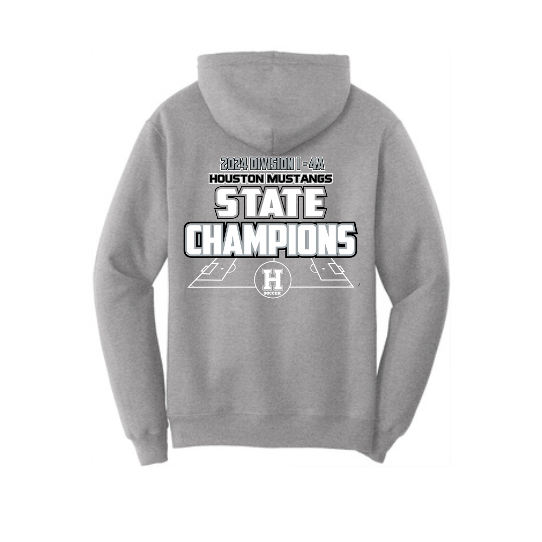 Core Fleece Pullover Hooded Sweatshirt | Houston Mustangs State Girls Soccer