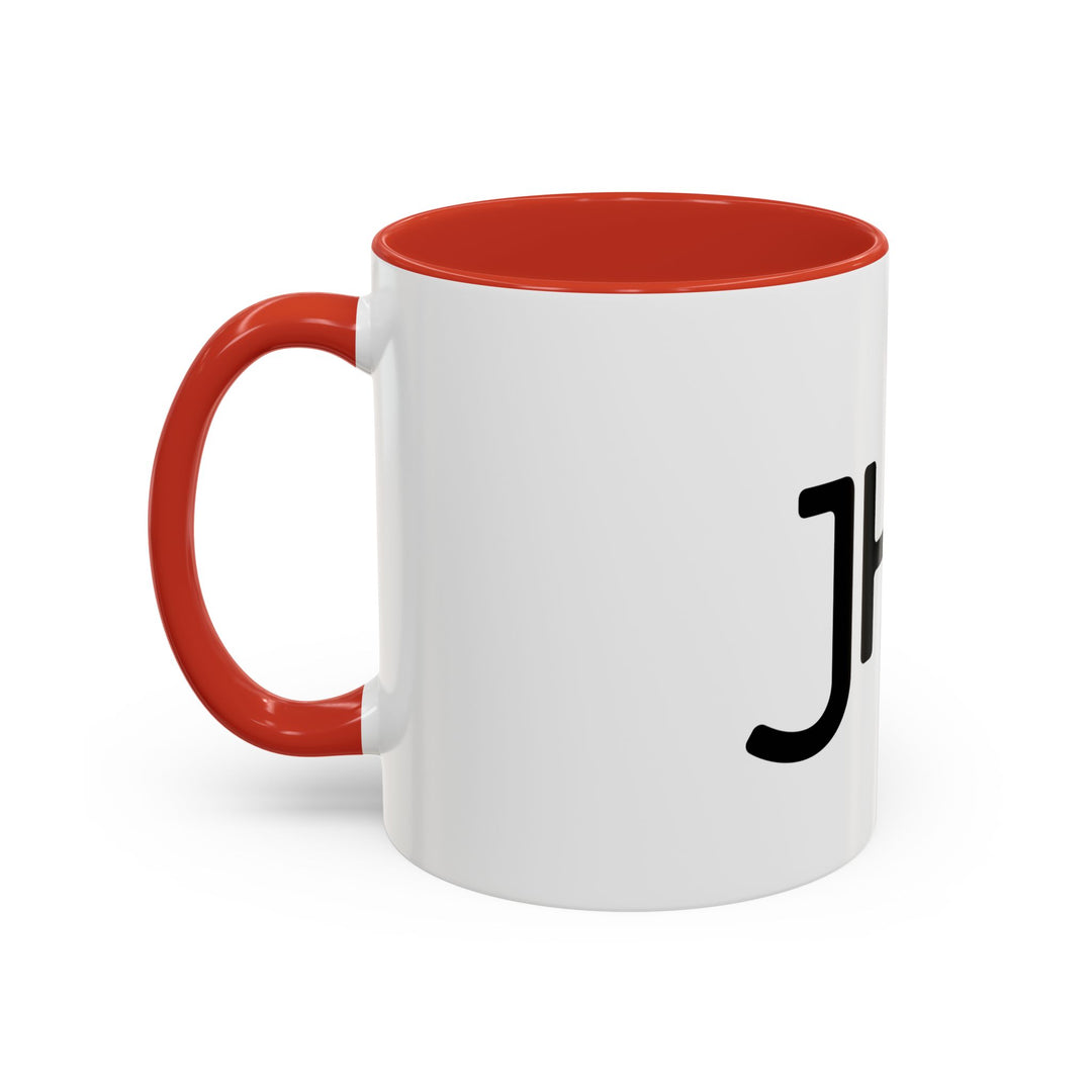 JHA Accent Coffee Mug — Minimal Monogram Ceramic Mug (11/15oz)