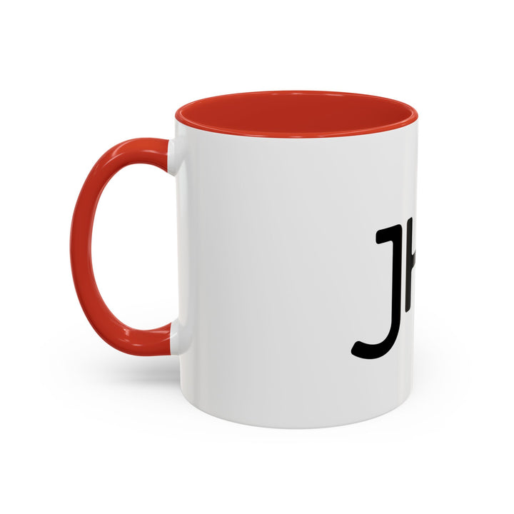 JHA Accent Coffee Mug — Minimal Monogram Ceramic Mug (11/15oz)