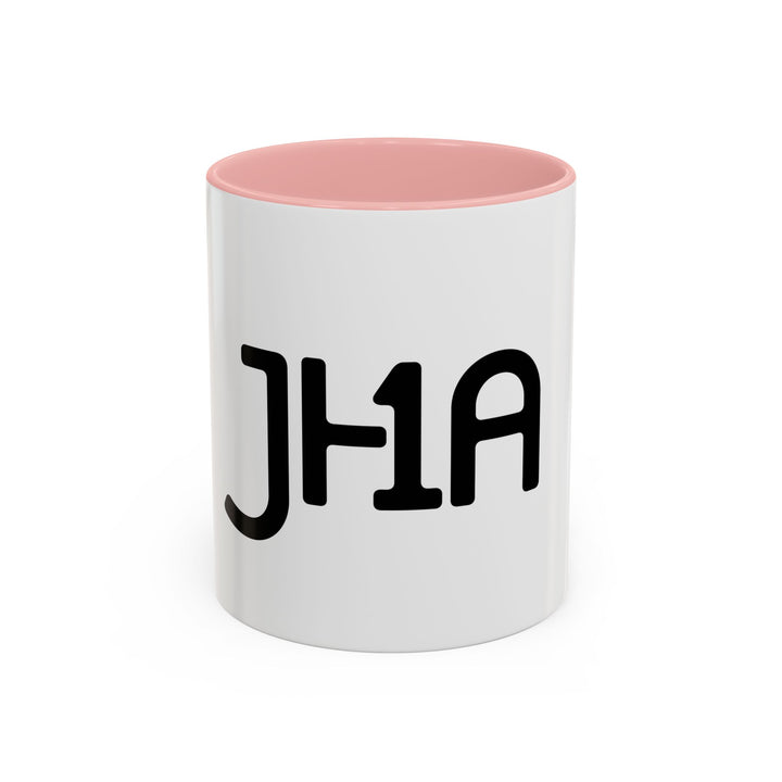JHA Accent Coffee Mug — Minimal Monogram Ceramic Mug (11/15oz)