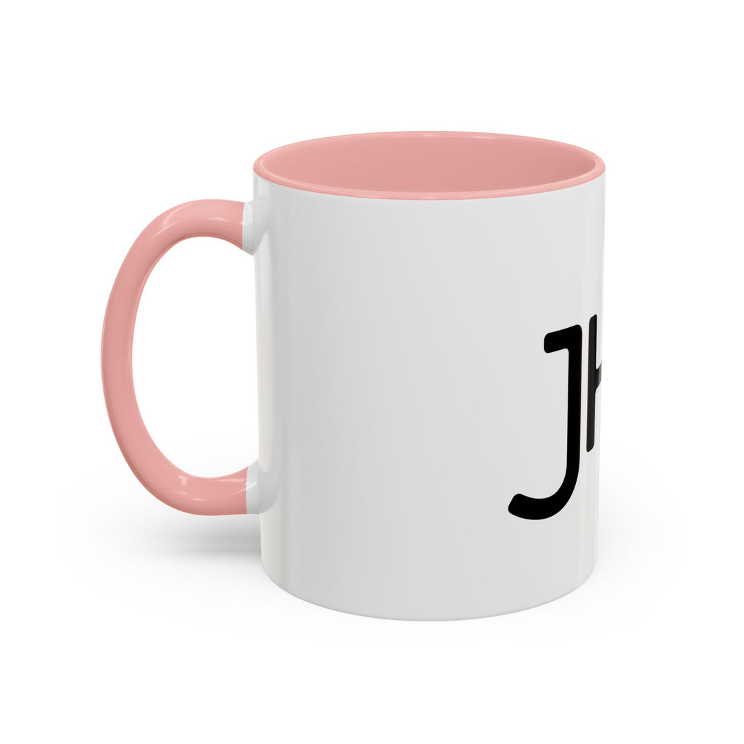 JHA Accent Coffee Mug — Minimal Monogram Ceramic Mug (11/15oz)