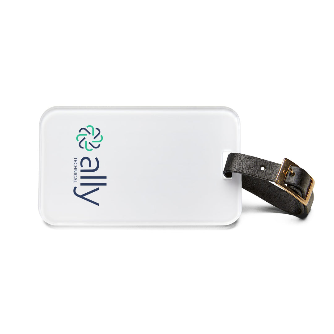 Ally Technical Branded Luggage Tag — Personalized Travel ID