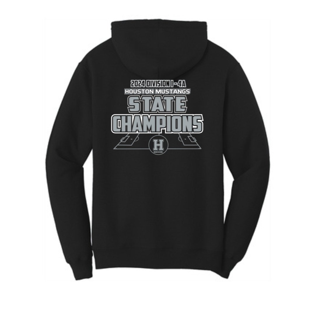Core Fleece Pullover Hooded Sweatshirt | Houston Mustangs State Girls Soccer