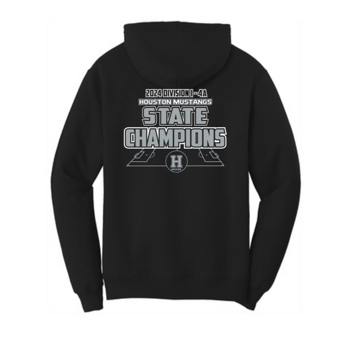 Core Fleece Pullover Hooded Sweatshirt | Houston Mustangs State Girls Soccer