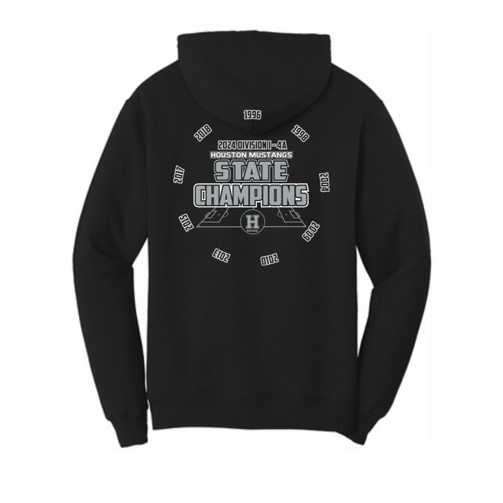 Core Fleece Pullover Hooded Sweatshirt (with years) | Houston Mustangs State Girls Soccer