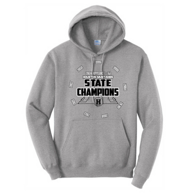 Core Fleece Pullover Hooded Sweatshirt (with years) | Houston Mustangs State Girls Soccer