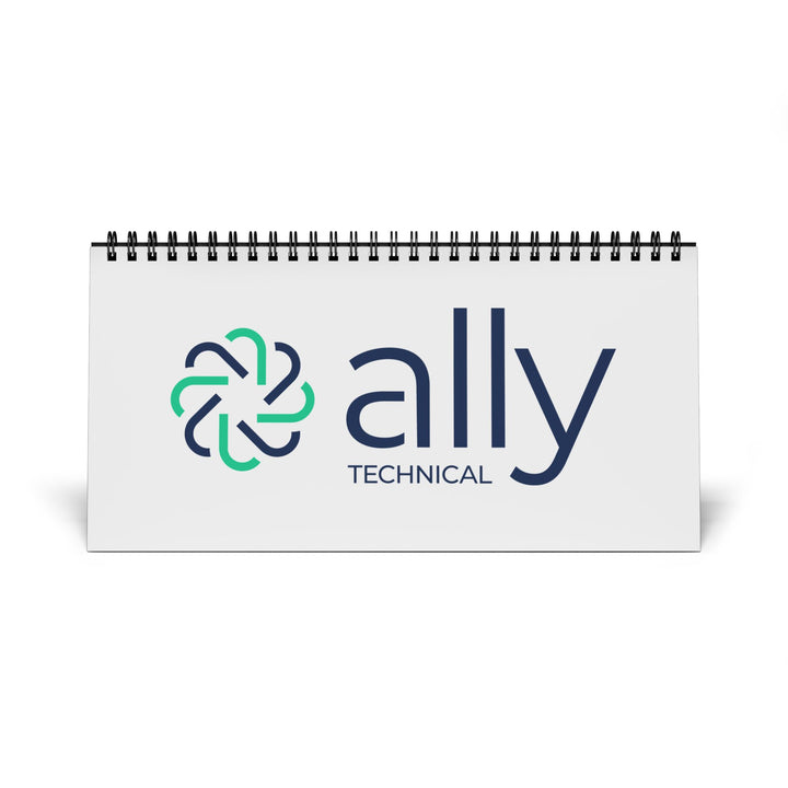 Ally Technical 2026 Desktop Calendar — Grid Monthly Planner