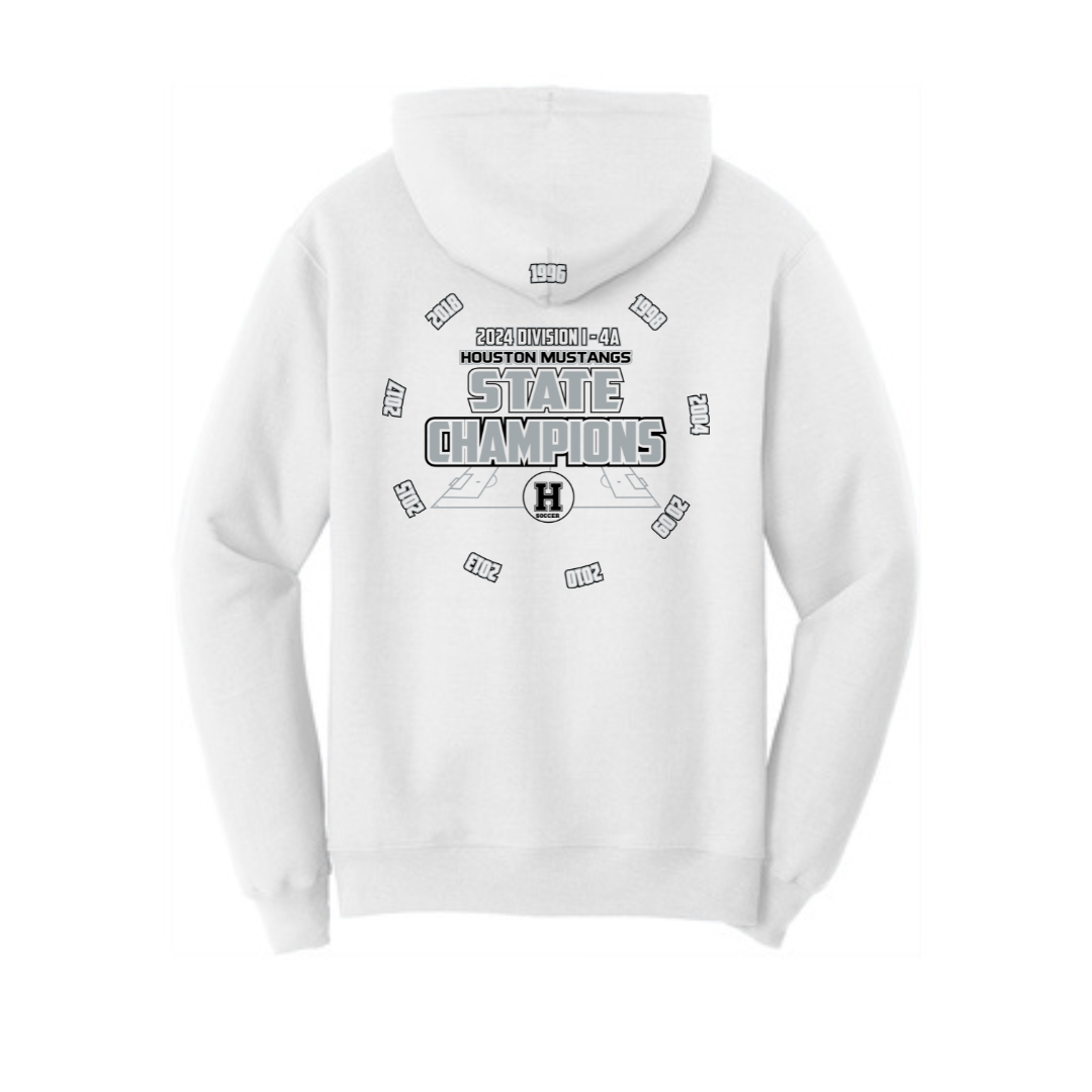 Core Fleece Pullover Hooded Sweatshirt (with years) | Houston Mustangs State Girls Soccer