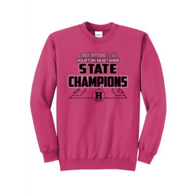 Core Fleece Crew Sweatshirt | Houston Mustangs State Girls Soccer