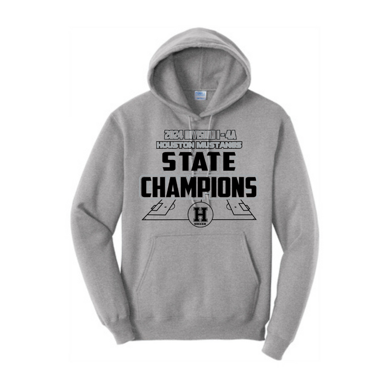 Core Fleece Pullover Hooded Sweatshirt | Houston Mustangs State Girls Soccer