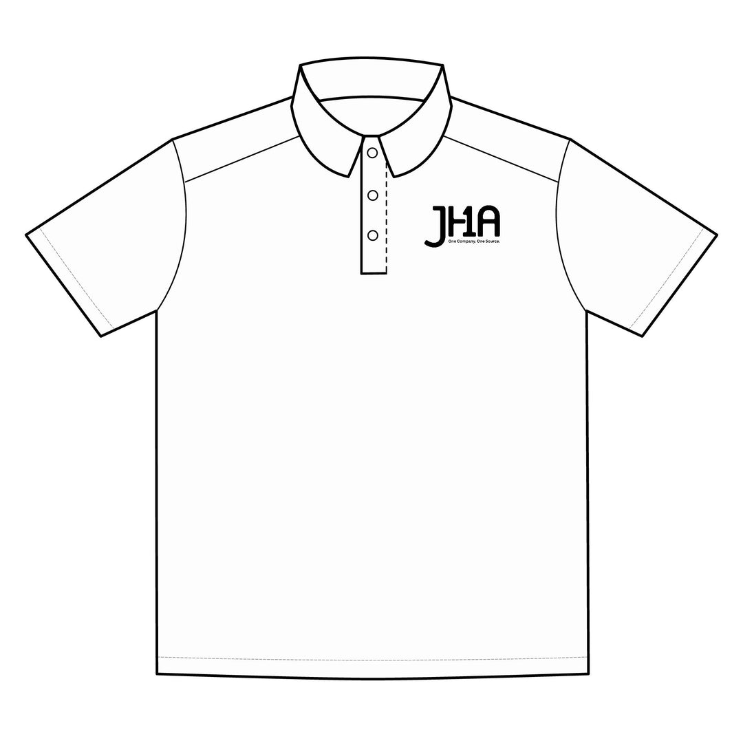 JHA Embroidered Polo Shirt — Men's Lightweight Snag-Proof Work Polo