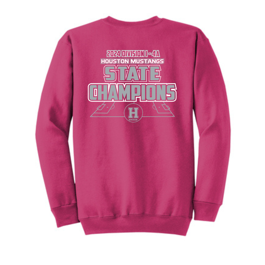 Core Fleece Crew Sweatshirt | Houston Mustangs State Girls Soccer