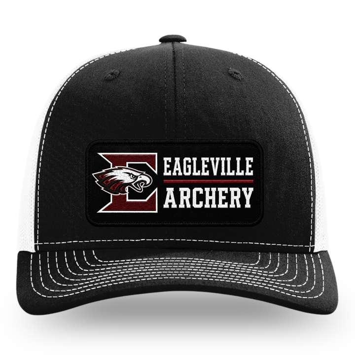 Patch Logo Trucker Hat | Eagleville School Archery