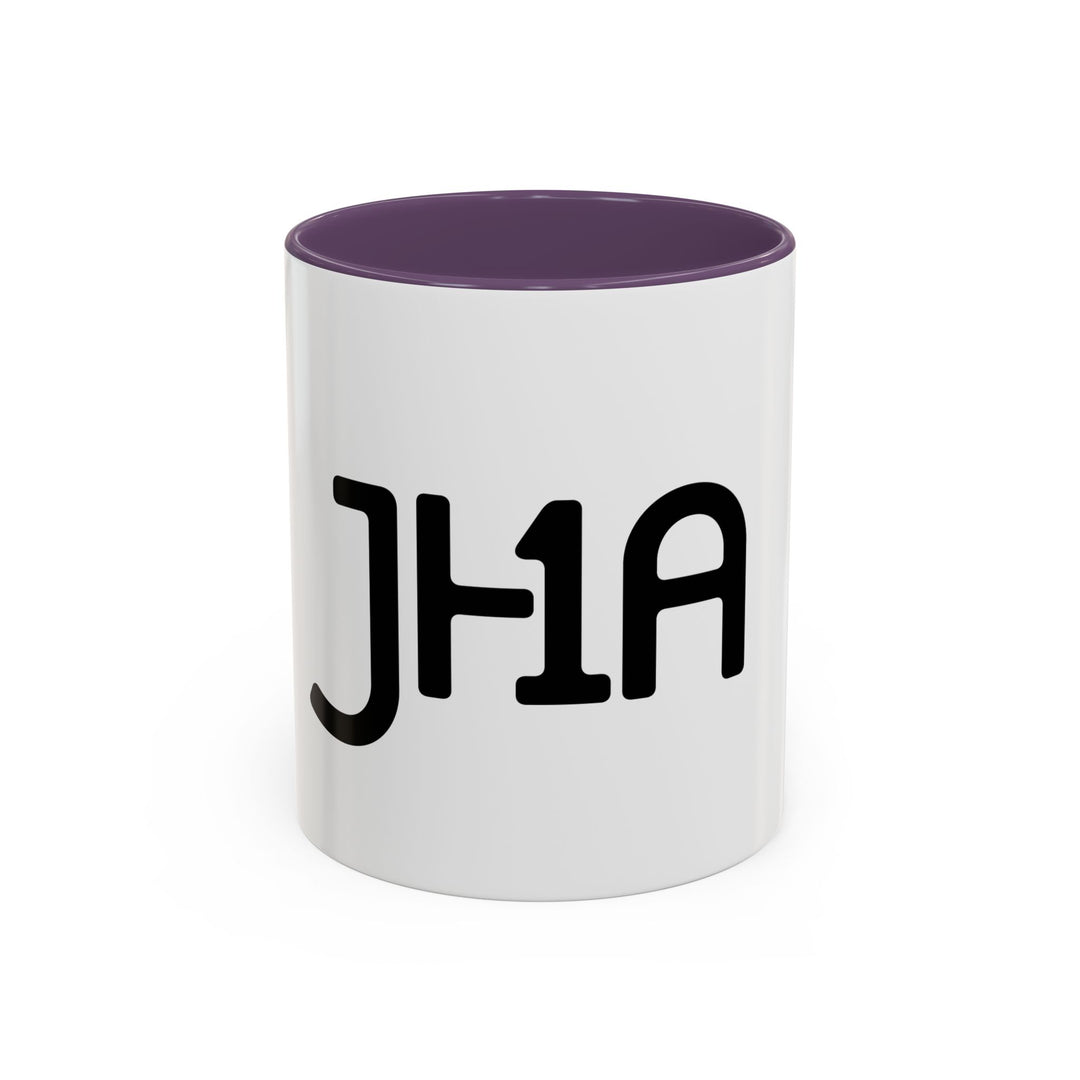 JHA Accent Coffee Mug — Minimal Monogram Ceramic Mug (11/15oz)