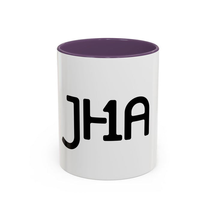 JHA Accent Coffee Mug — Minimal Monogram Ceramic Mug (11/15oz)