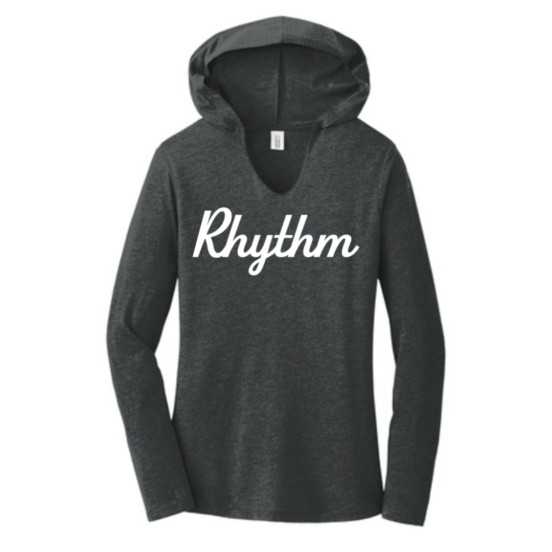 Women's Tri-Blend Long Sleeve Hoodie | Rhythm Volleyball Club