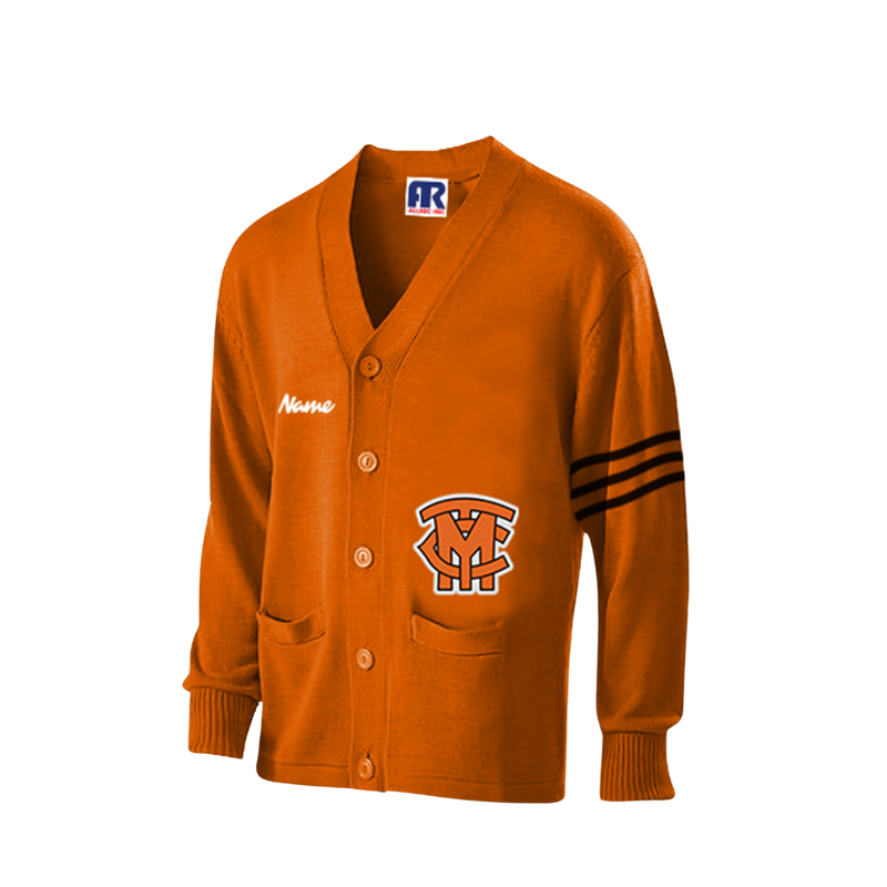 Orange Cardigan | Middle Tennessee Christian School