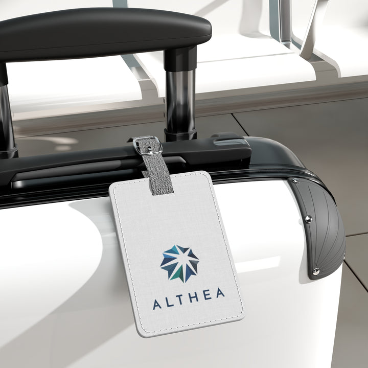 Althea Branded Rectangle Luggage Tag — Travel ID