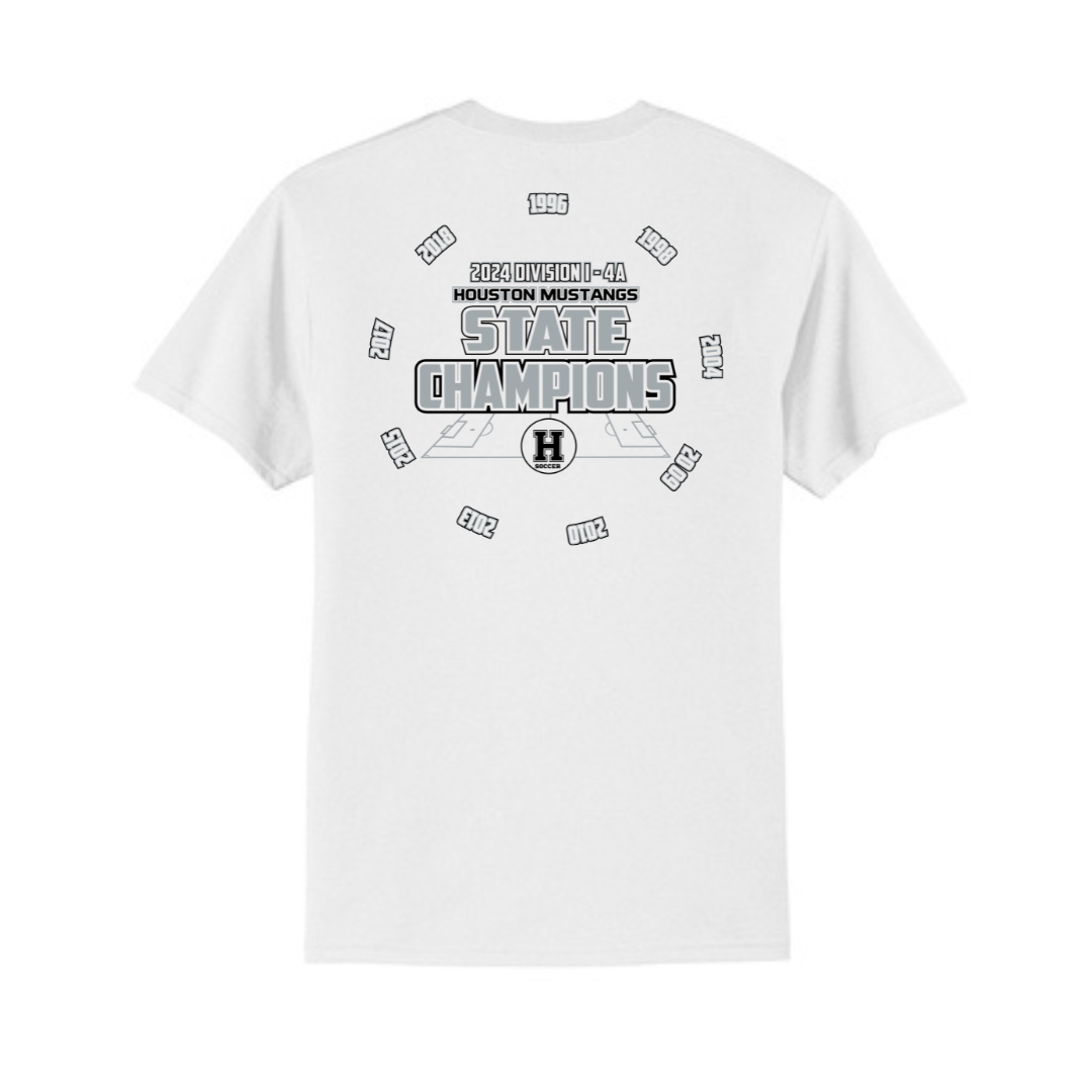 Core Tee (with years) | Houston Mustangs State Girls Soccer