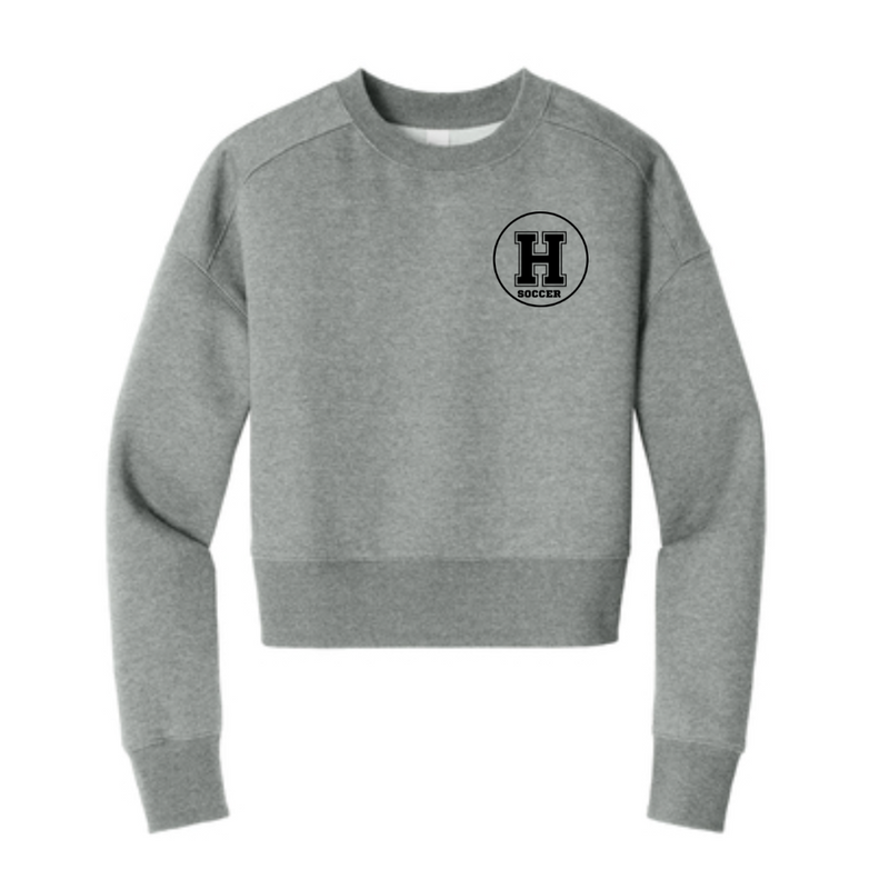 Women’s Perfect Weight® Fleece Cropped Crew (with years) | Houston Mustangs State Girls Soccer