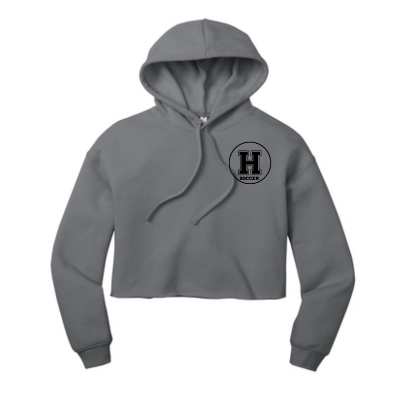 Women’s Bella Canvas Sponge Crop Hoody (with years) | Houston Mustangs State Girls Soccer