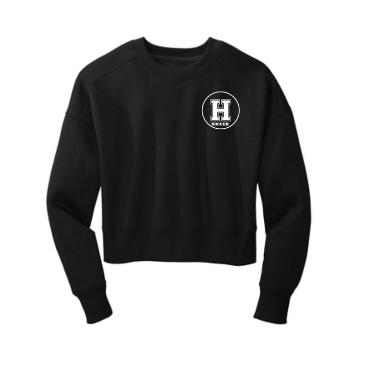 Women’s Perfect Weight® Fleece Cropped Crew | Houston Mustangs State Girls Soccer